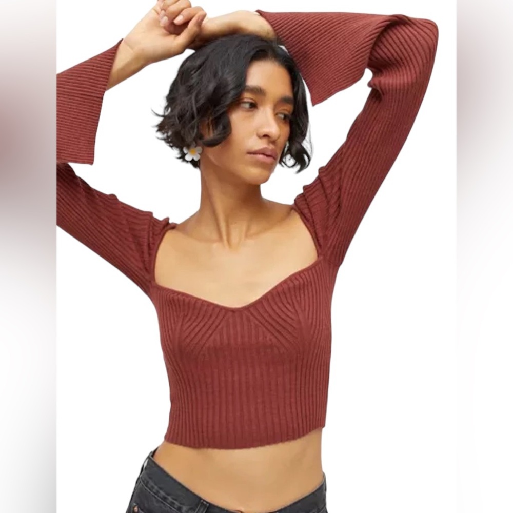 Urban Outfitters Juliette Portrait Neck Sweater